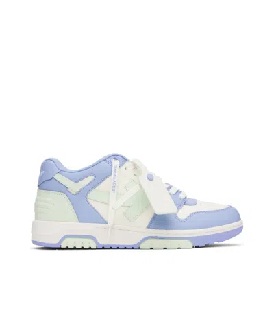 Off-white Lace-up Sneakers In Dusty Blue - Baby