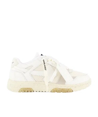 Off-white Lace-up Sneakers In White