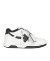 Off-white Out Of Office Lace-up Leather Sneakers In White