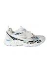 Off-white Odsy-1000 Sneakers In White And Light Blue Mesh In White
