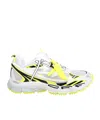 Off-white Mens Yellow Be Right Back Mesh And Faux-leather Low-top Trainers In White