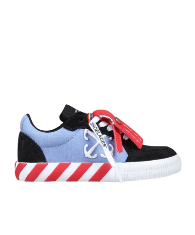 OFF-WHITE LACING LOW-CUT CANVAS SHOES