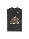 Off-white Landscape Arrow Tank Tee In Black