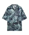 Off-white Multicolor Viscose Pattern Shirt In Blue