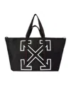 Off-white Large Heritage Day Off Tote Bag In Black