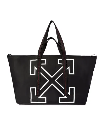 OFF-WHITE OFF-WHITE LARGE HERITAGE DAY OFF TOP HANDLE BAG