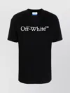 Off-white Bookish Printed Logo Cotton T-shirt In Black