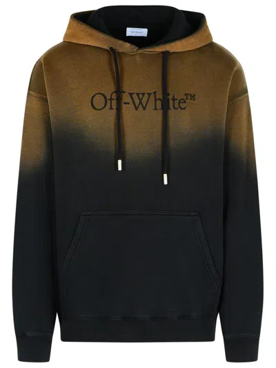 OFF-WHITE OFF-WHITE 'LAUDRY DIAGONAL' DIRTY BLACK COTTON SWEATSHIRT