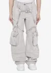 Off-white Laundry Cargo Jeans In Lilac