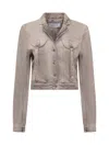 Off-white `laundry` Cargo Jacket In Burnished Lilac