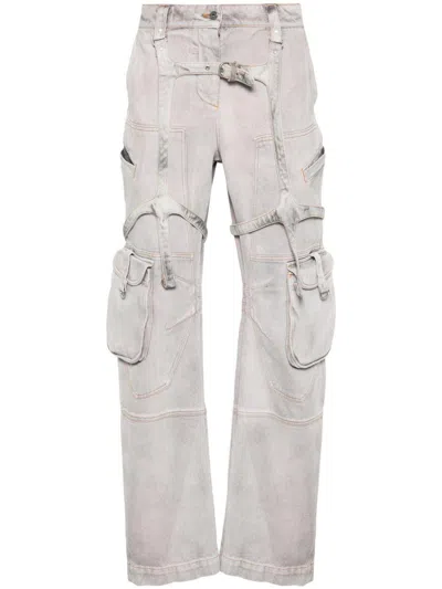OFF-WHITE OFF-WHITE LAUNDRY CARGO JEANS