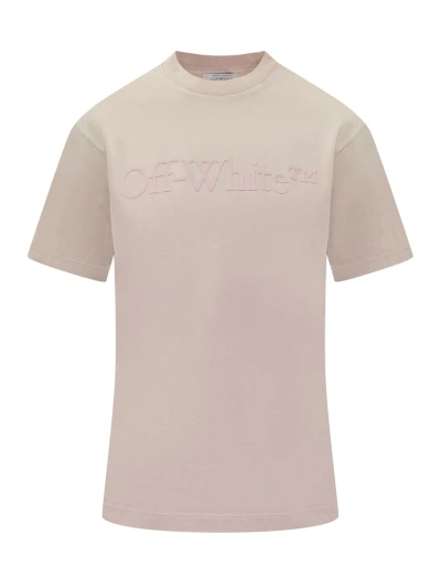 Off-white Laundry Casual T-shirt In Burnished Lilac Burni
