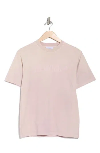 Off-white Laundry Cotton Graphic T-shirt In Pink