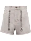 Off-white Off White Denim Shorts In Neutrals
