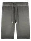 Off-white Laundry Diagonal Skate Bermuda And Short Gray In Black