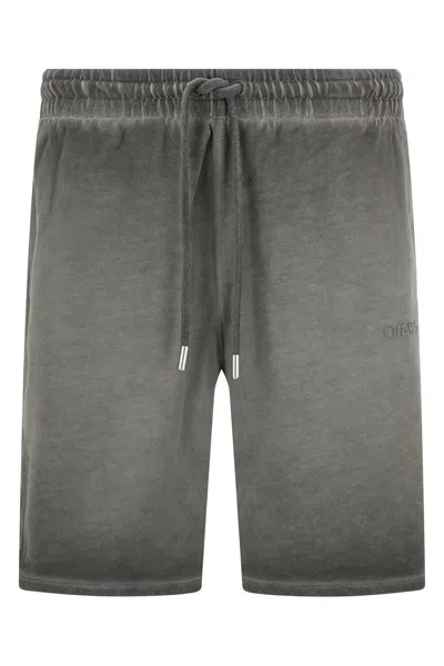 OFF-WHITE 'LAUNDRY DIAGONAL SKATE' BERMUDA SHORTS
