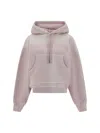 Off-white Felpa Con Cappuccio In Burnished Lilac Burnished Lilac