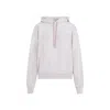 OFF-WHITE LAUNDRY PINK COTTON OVER HOODIE