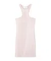 Off-white Laundry Rowing Ribbed Minidress In Pink