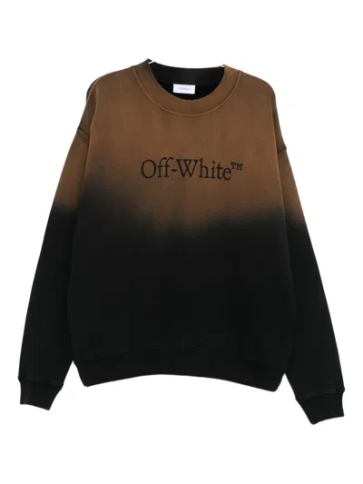 Off-white Laundry Skate Cotton Sweatshirt In Black