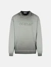 Off-white Long-sleeved Sweatshirt In Gray