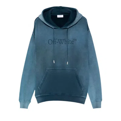 Pre-owned Off-white Laundry Skate Hoodie 'vintage Dark Sapphire' | Blue | Men's Size Xxl