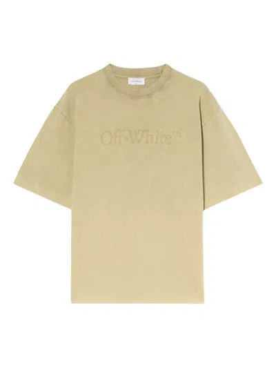 Off-white Laundry Skate Logo T-shirt In Neutral