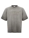 Off-white Skateboarding Inspired Crew Neck T-shirt In Gray