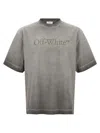 Off-white Skateboarding Inspired Crew Neck T-shirt In Gray