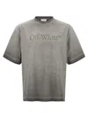Off-white Skateboarding Inspired Crew Neck T-shirt In Gray