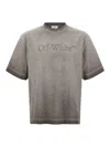 Off-white Skateboarding Inspired Crew Neck T-shirt In Gray