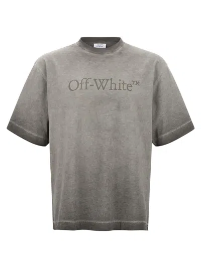 Off-white Off White 'laundry Skate' T Shirt In Gray