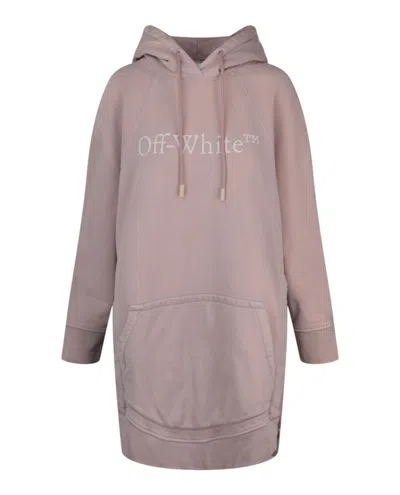 Off-white Laundry Splitted Hooded Sweater In Beige