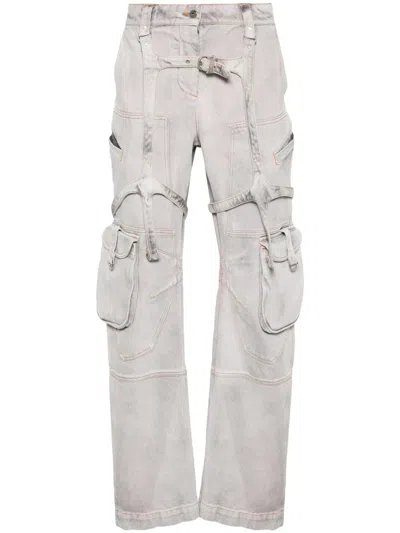 Off-white Laundry Cargo Jeans In Gray