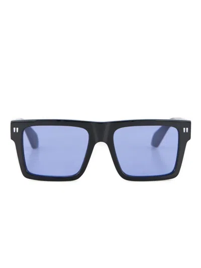 Off-white Lawton Square-frame Sunglasses In Black