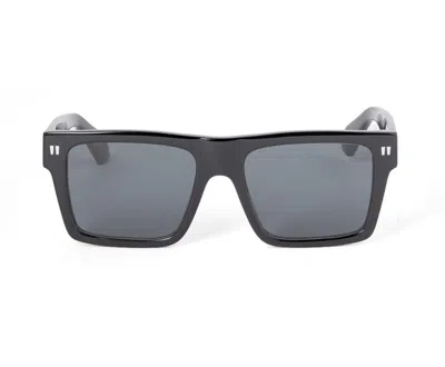 Off-white Oeri109 Lawton Sunglasses Sunglasses In Black Dark Grey