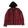 Off-white Layered Flannel Shirt 'red'