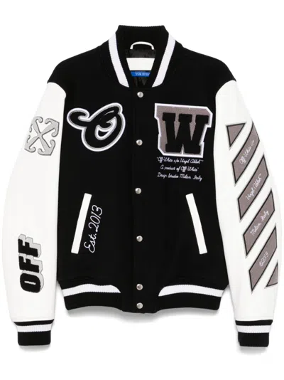 OFF-WHITE LEA VARSITY JACKET