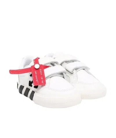 Off-white Lea Vulcanized Low Sneakers In White