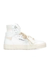 OFF-WHITE LEATHER 3.0 OFF COURT HIGH-TOP SNEAKERS