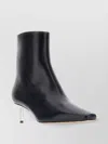Off-white Allen 60mm Leather Ankle Boots In Black
