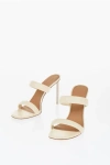 Off-white Leather Allen Sandals With Heel 11 Cm