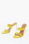 Off-white Leather Allen Sandals With Heel 11 Cm In Yellow