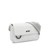 Off-white Leather Crossbody Bag In White