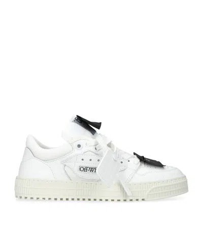 Off-white White Leather Low Top 3.0 Off Court Sneakers