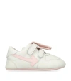 OFF-WHITE LEATHER OOO SNEAKERS