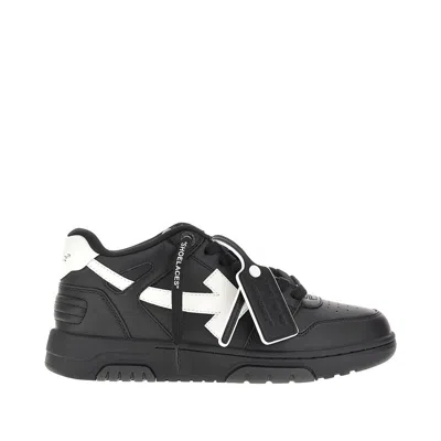 OFF-WHITE LEATHER OUT OF OFFICE SNEAKERS