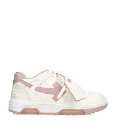 OFF-WHITE LEATHER OUT OF OFFICE SNEAKERS