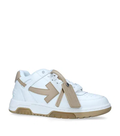 Off-white Leather Out Of Office Sneakers In White