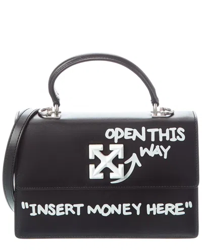 Off-white ™ Leather Satchel In Black